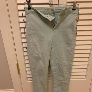 Womens top shop moto Joni blue/mint jeans